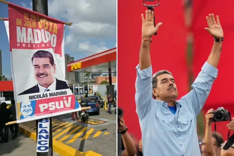 Venezuela on a knife-edge as opposition accuses Maduro of rigging election