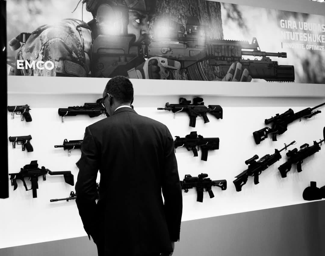 President Kagame visits military tech expo at ISCA2025